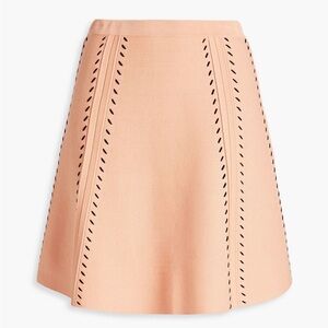NWT Sandro pointelle-knit mini skirt